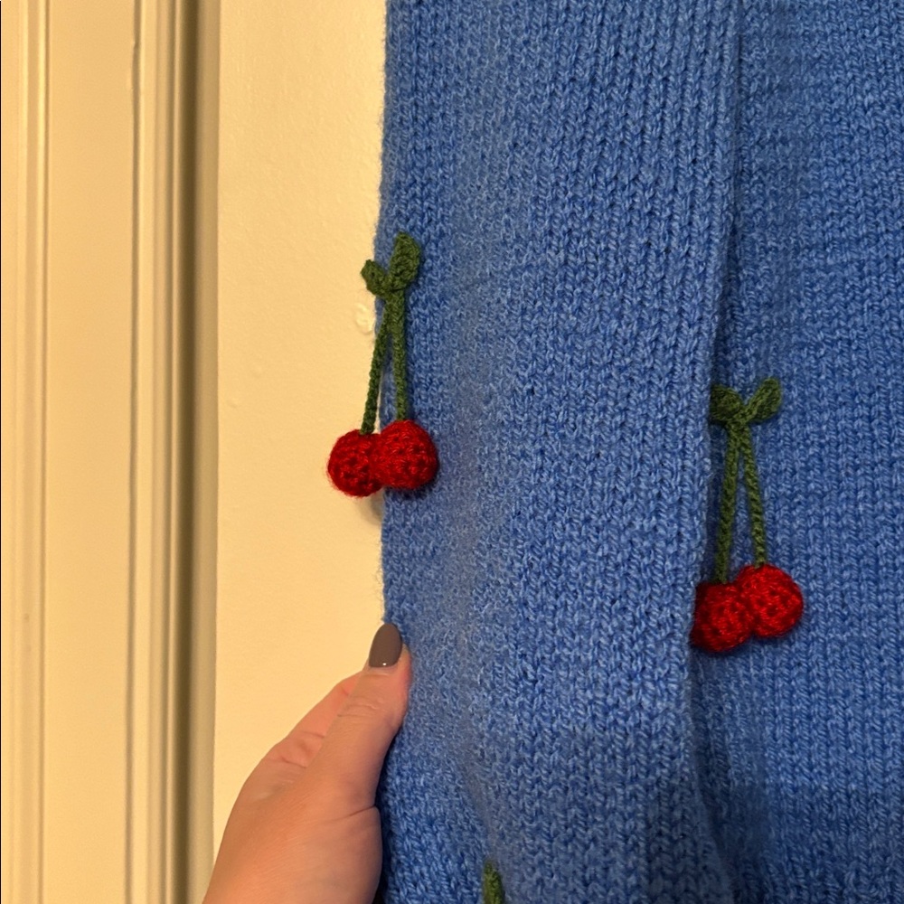 BNNW Lirika Matoshi CHERRIES KNIT SWEATER - Picture 4 of 6